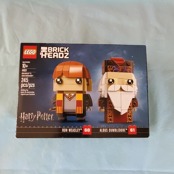 lego brickheadz ron weasley and albus dumbledore